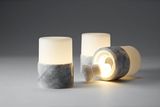 Duni LED lampička Bright Marble 105x75mm, 4ks/ba