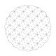 Rozetky Sterne Punkte biele pr. 800 mm, 250 ks / ba