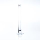 Váza sklenená , výška 18,5 cm