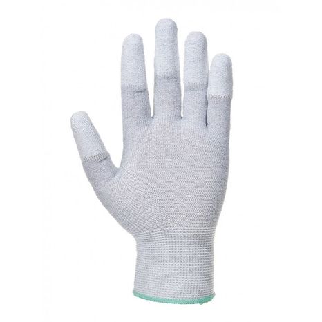 Antistatické rukavice biele Top Fit L