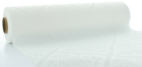 Mank Damast white šerpa 0,4x24m