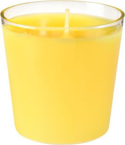 Duni Náhradná sviečka switch and shine, žltá s vôňou citronella 65x65mm, doba horenia 30hod, 12ks/ba