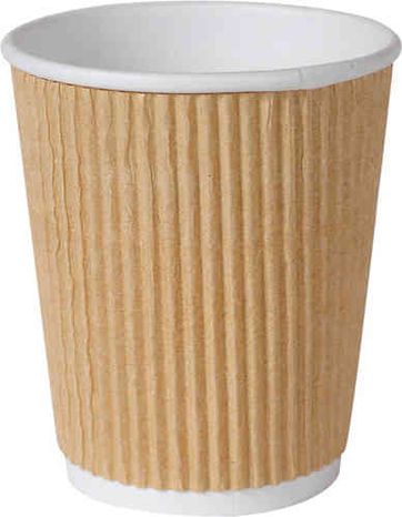 Duni pohár EcoEcho s trojitou stenou hnedý 240ml, 25ks/ba x 20 balíkov v kartóne