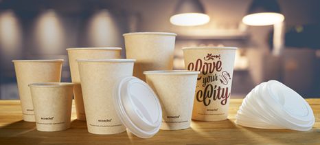 Duni pohár na kávu EcoEcho sweet cup 180ml, 50ks/ba x 16 balíkov v kartóne
