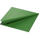 Duni Jednofarebné servítky 33 x 33 cm listovo zelená, 2-vrstvové, 125 ks / ba