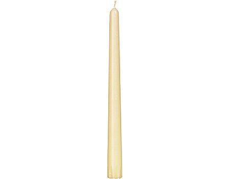 Duni Konické sviečky vanilková 250 x 22 mm, 50 ks / ba
