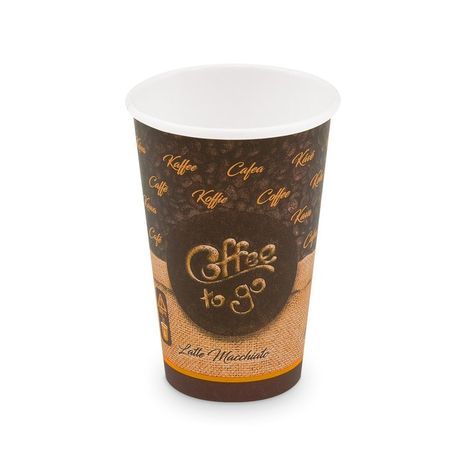 Papierový pohár "Coffee to go" 330 ml, L (Ø 80 mm) , 50ks/ba]